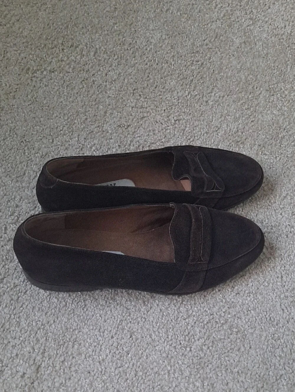 Bally Dark Brown Suede Loafers